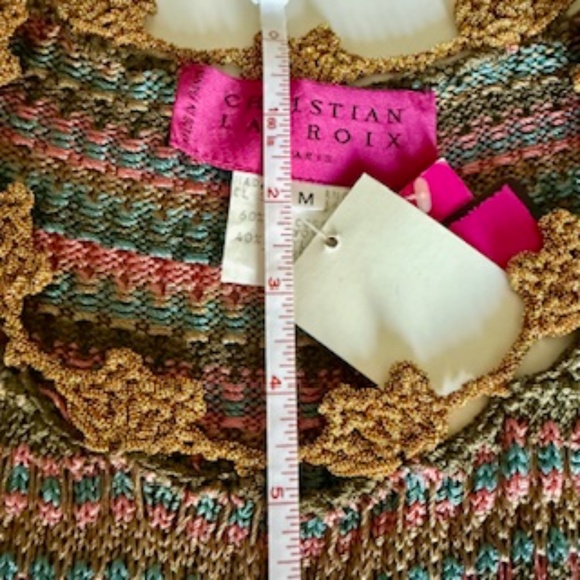 NWT Authentic original designer Christian Lacroix knit set - Picture 9 of 15